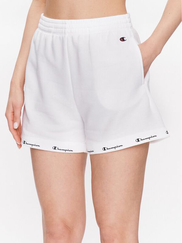 Champion Champion Спортни шорти 116100 Бял Regular Fit