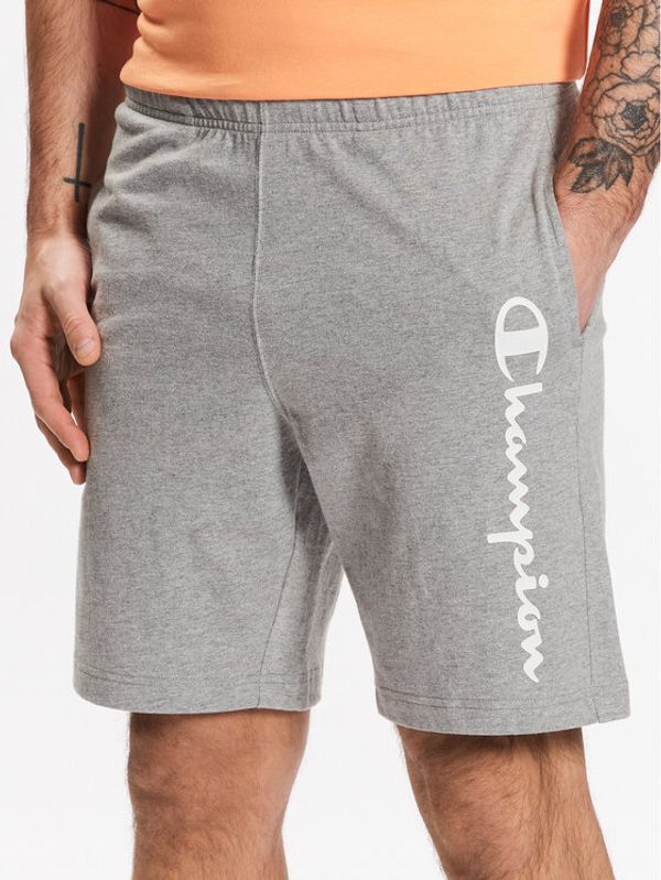 Champion Champion Спортни шорти 217438 Сив Regular Fit