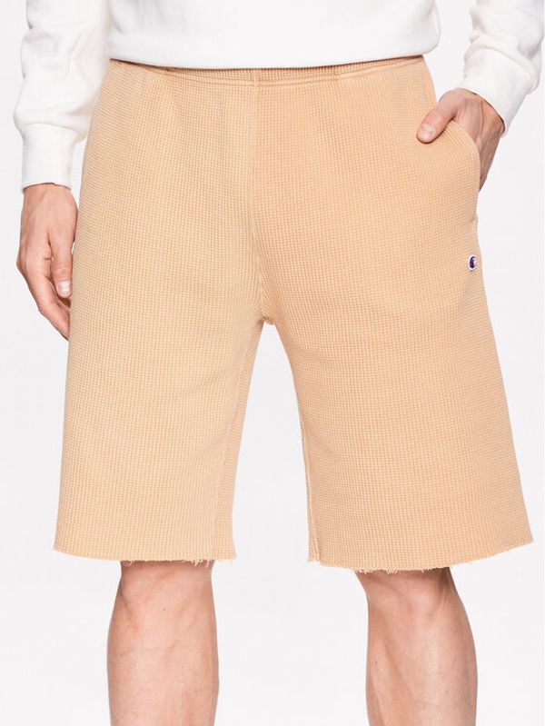 Champion Champion Спортни шорти 218646 Бежов Regular Fit
