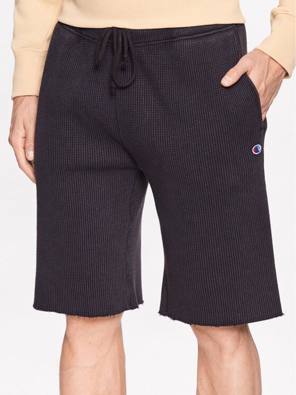 Champion Champion Спортни шорти 218646 Черен Regular Fit