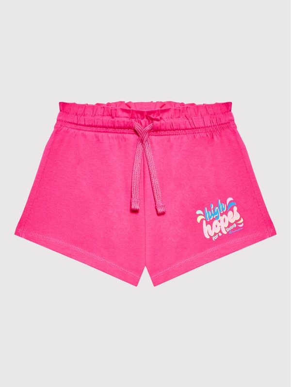 Champion Champion Спортни шорти 404402 Розов Regular Fit