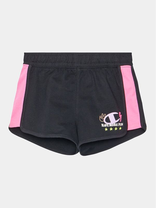 Champion Champion Спортни шорти 404683 Черен Regular Fit