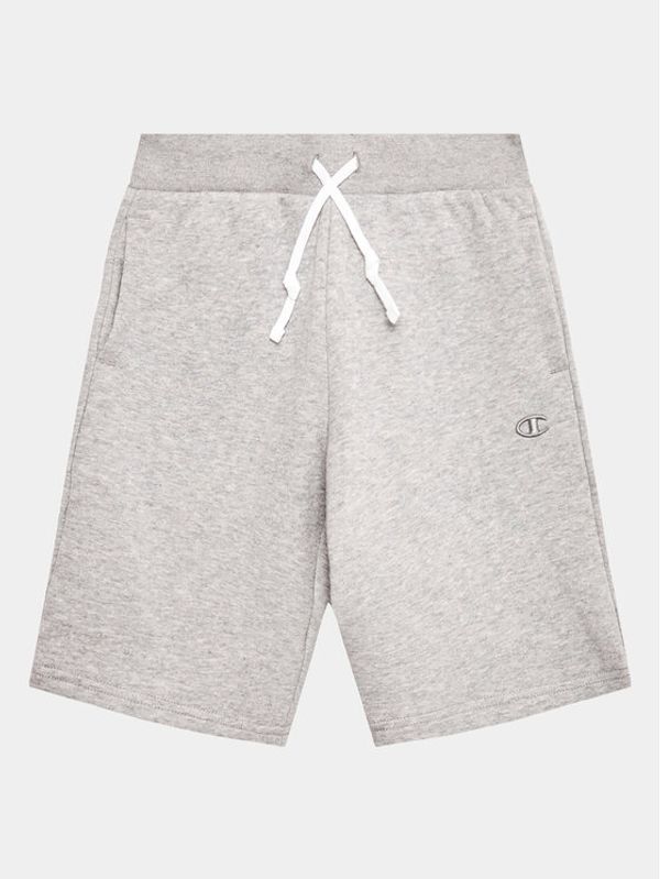 Champion Champion Спортни шорти Embroidered 306348 Сив Regular Fit