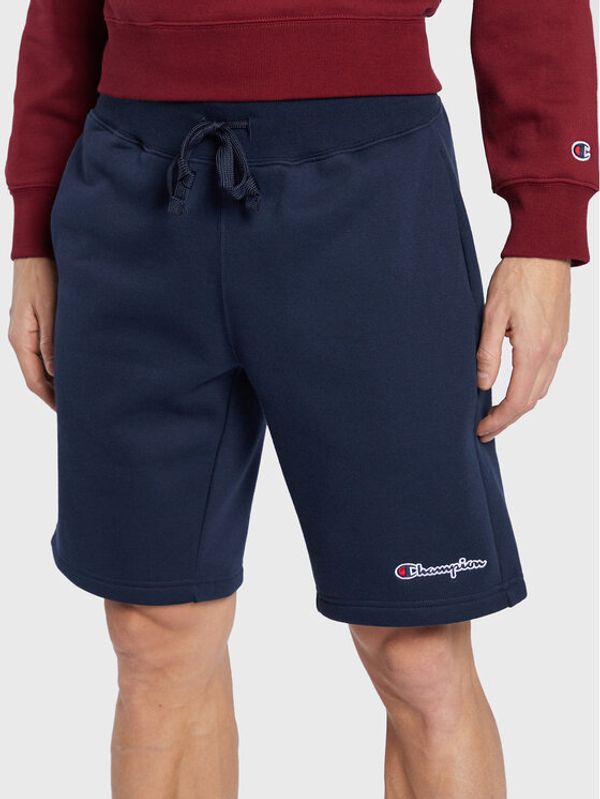 Champion Champion Спортни шорти Small Embroidery Script 218295 Тъмносин Regular Fit