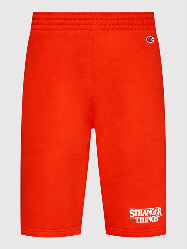 Champion Champion Спортни шорти Unisex STRANGER THINGS 217782 Червен Comfort Fit