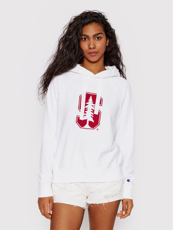 Champion Champion Суитшърт 115110 Бял Regular Fit