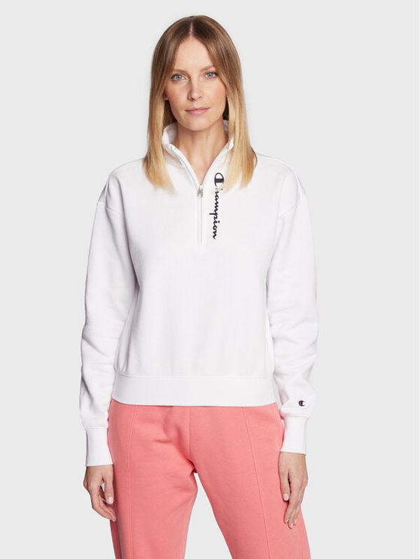 Champion Champion Суитшърт 115394 Бял Custom Fit