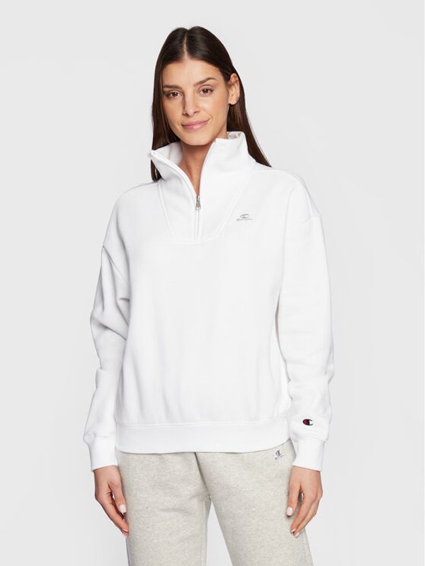 Champion Champion Суитшърт 115485 Бял Custom Fit