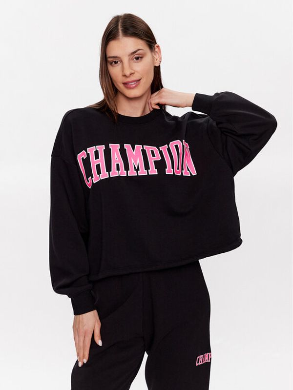 Champion Champion Суитшърт 116082 Черен Relaxed Fit