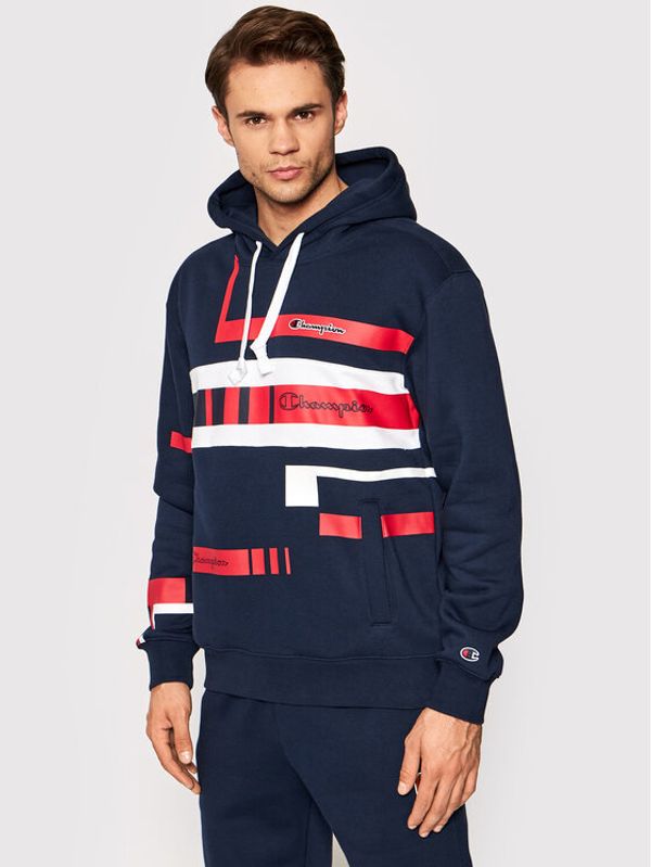 Champion Champion Суитшърт 216485 Тъмносин Custom Fit