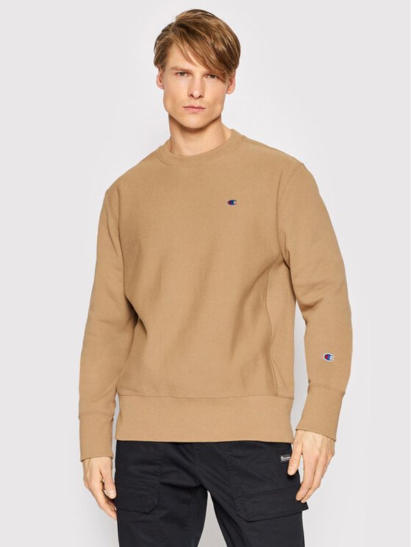 Champion Champion Суитшърт 217223 Кафяв Regular Fit