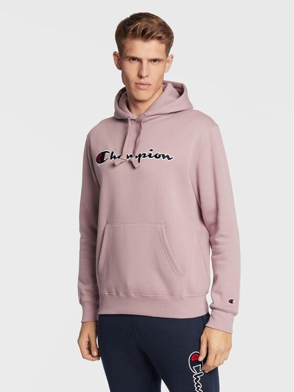 Champion Champion Суитшърт 217858 Розов Comfort Fit