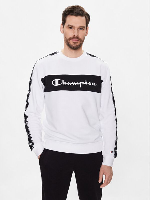 Champion Champion Суитшърт 218474 Бял Comfort Fit