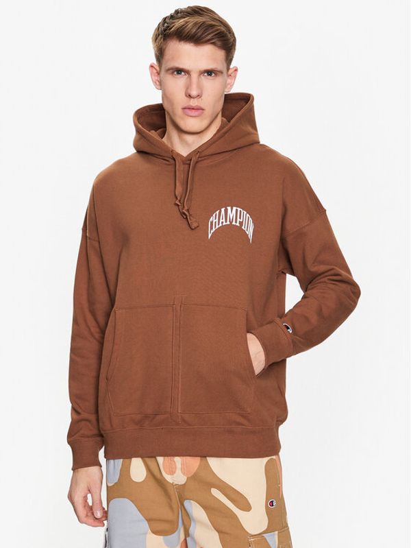 Champion Champion Суитшърт 218516 Кафяв Relaxed Fit