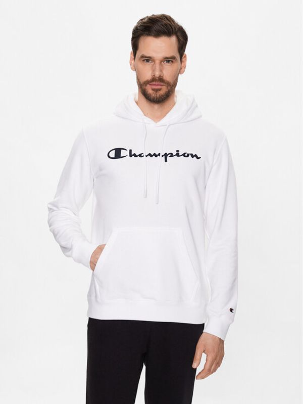 Champion Champion Суитшърт 218528 Бял Comfort Fit