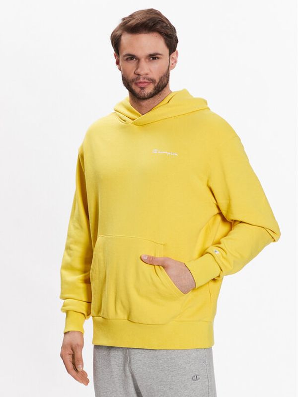 Champion Champion Суитшърт 218926 Жълт Custom Fit