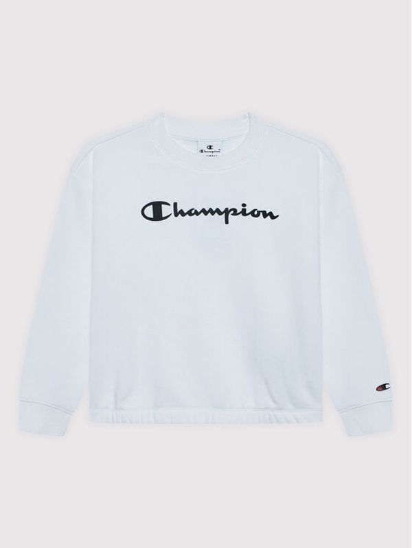 Champion Champion Суитшърт 404299 Бял Regular Fit