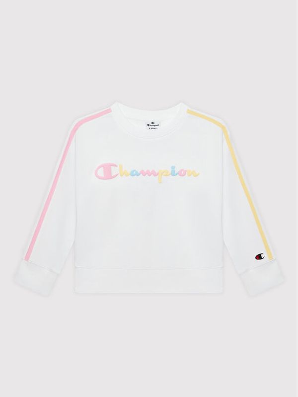 Champion Champion Суитшърт 404345 Бял Custom Fit