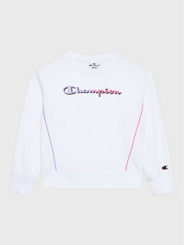 Champion Champion Суитшърт 404666 Бял Custom Fit