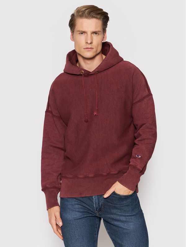 Champion Champion Суитшърт Acid Wash 216489 Бордо Oversize