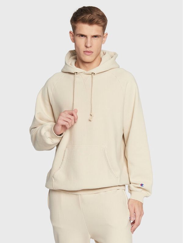 Champion Champion Суитшърт Acid Wash 217979 Бежов Custom Fit