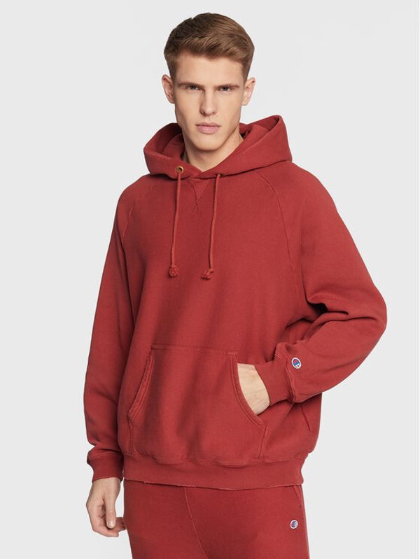 Champion Champion Суитшърт Acid Wash 217979 Червен Custom Fit