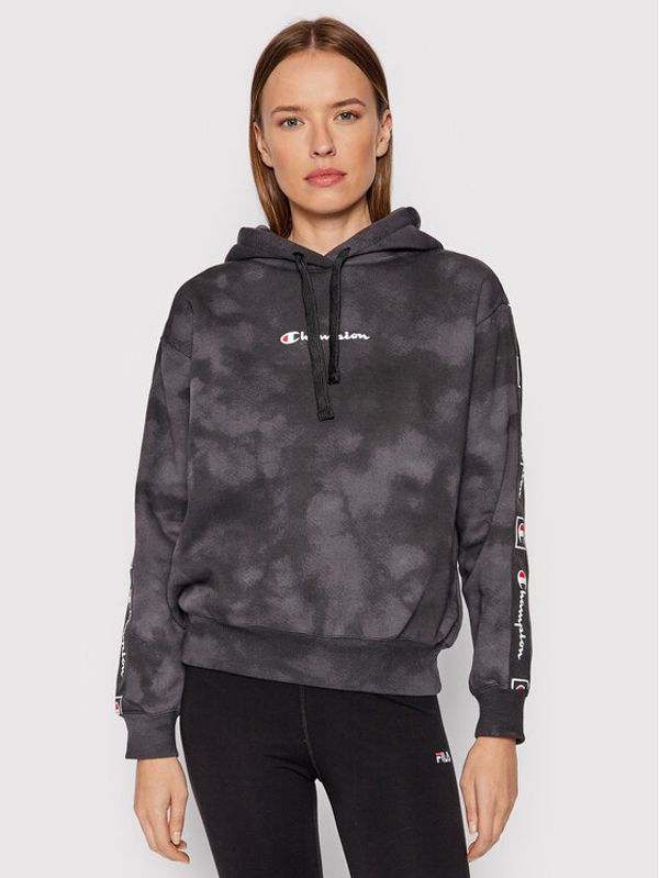 Champion Champion Суитшърт Blend Tie Dye 114755 Черен Custom Fit