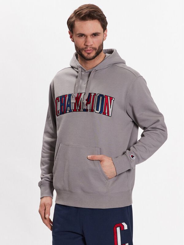 Champion Champion Суитшърт Bookstore 218508 Сив Regular Fit