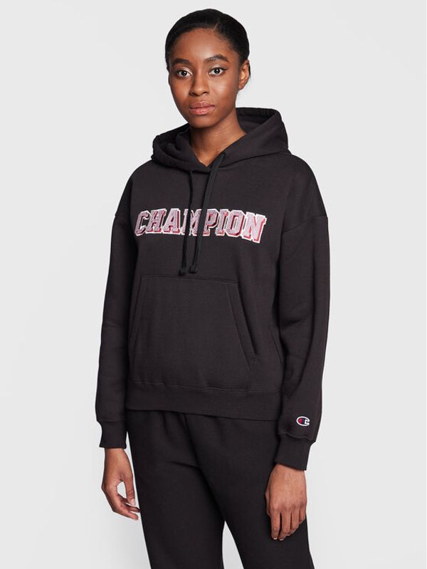 Champion Champion Суитшърт Bookstore Logo 115370 Черен Regular Fit