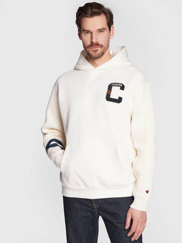 Champion Champion Суитшърт Bookstore Logo 217884 Бежов Custom Fit