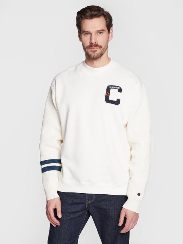 Champion Champion Суитшърт Bookstore Logo 217885 Бежов Custom Fit