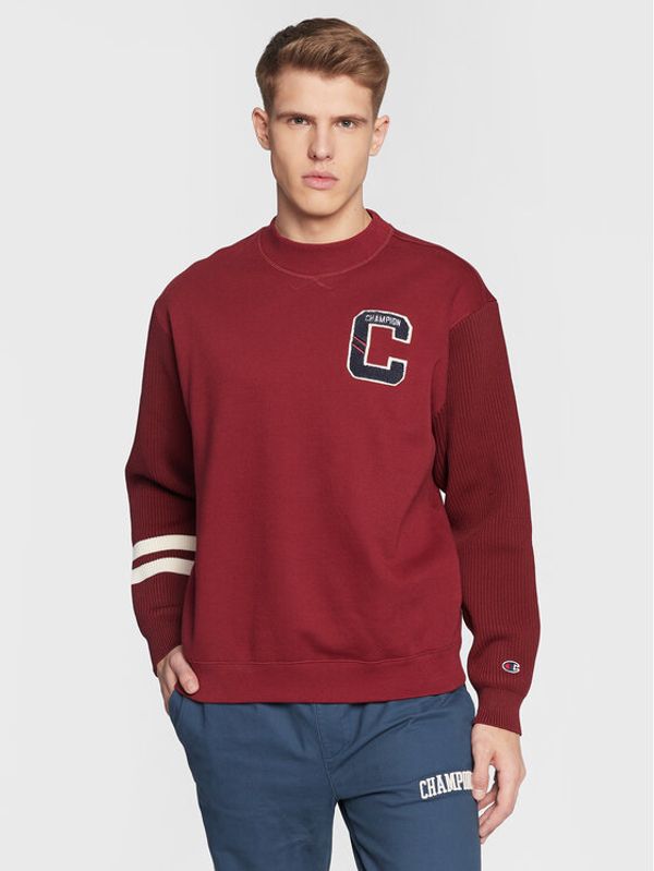 Champion Champion Суитшърт Bookstore Logo 217885 Бордо Custom Fit