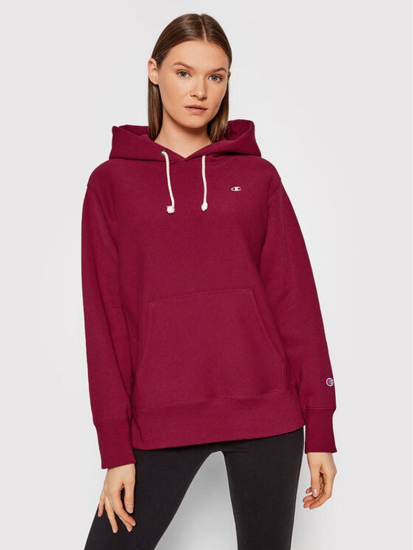 Champion Champion Суитшърт C Logo 114778 Розов Regular Fit