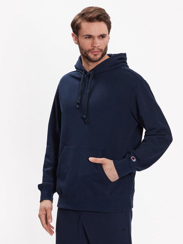 Champion Champion Суитшърт Embroidered 218491 Тъмносин Regular Fit