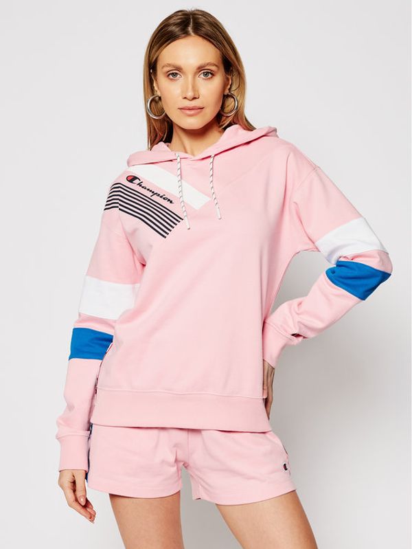 Champion Champion Суитшърт Graphic 112758 Розов Custom Fit