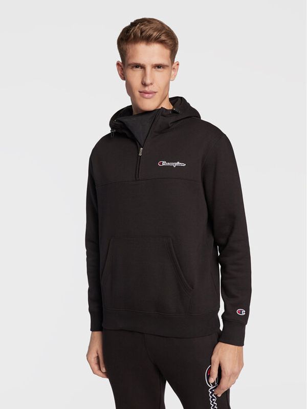 Champion Champion Суитшърт Half-Zip Heavy 217866 Черен Comfort Fit