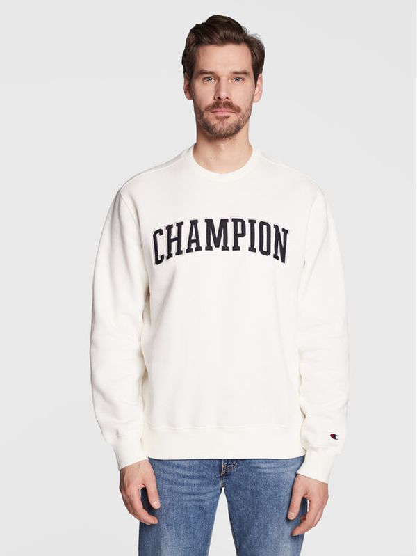 Champion Champion Суитшърт Heavy Fleece Bookstore Logo 217877 Бежов Regular Fit