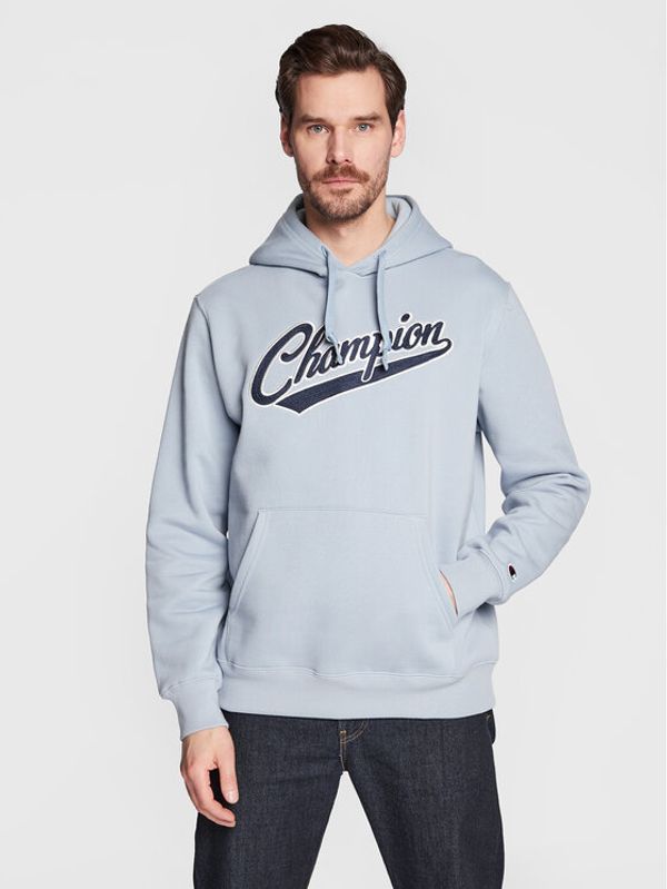 Champion Champion Суитшърт Heavy Fleece Vintage Logo 217886 Син Relaxed Fit
