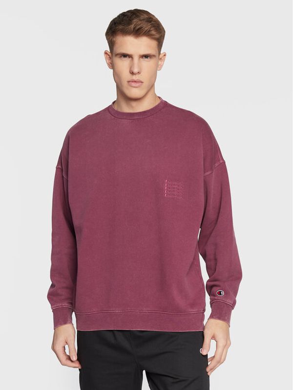 Champion Champion Суитшърт Ice-Dyed 217895 Бордо Baggy Fit
