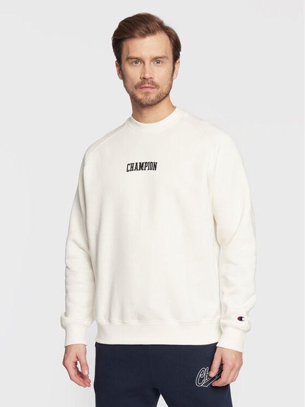Champion Champion Суитшърт Logo Script 217879 Бежов Regular Fit