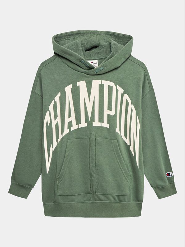 Champion Champion Суитшърт Maxi Bookstore 306358 Зелен Oversize