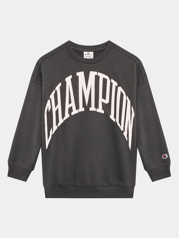 Champion Champion Суитшърт Maxi Bookstore 306359 Сив Oversize