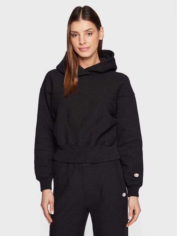 Champion Champion Суитшърт Minimal 115645 Черен Boxy Fit