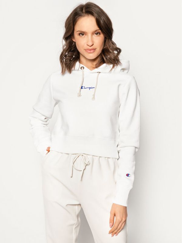 Champion Champion Суитшърт Reverse Weave 112691 Бял Regular Fit