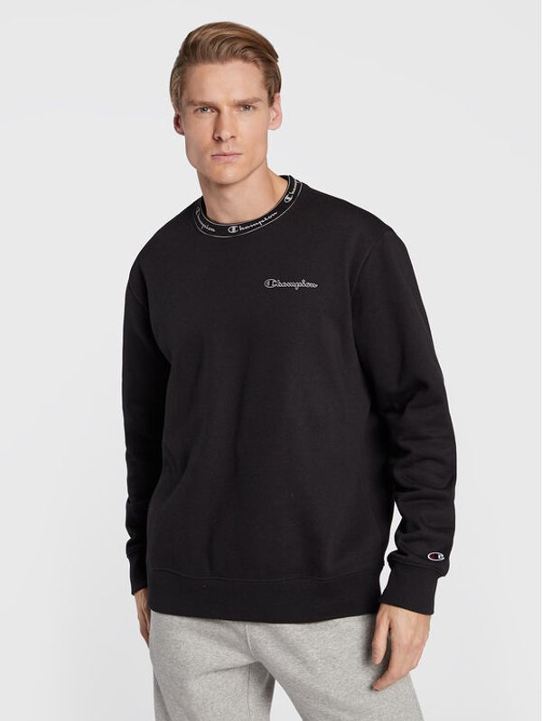 Champion Champion Суитшърт Rib 217870 Черен Regular Fit