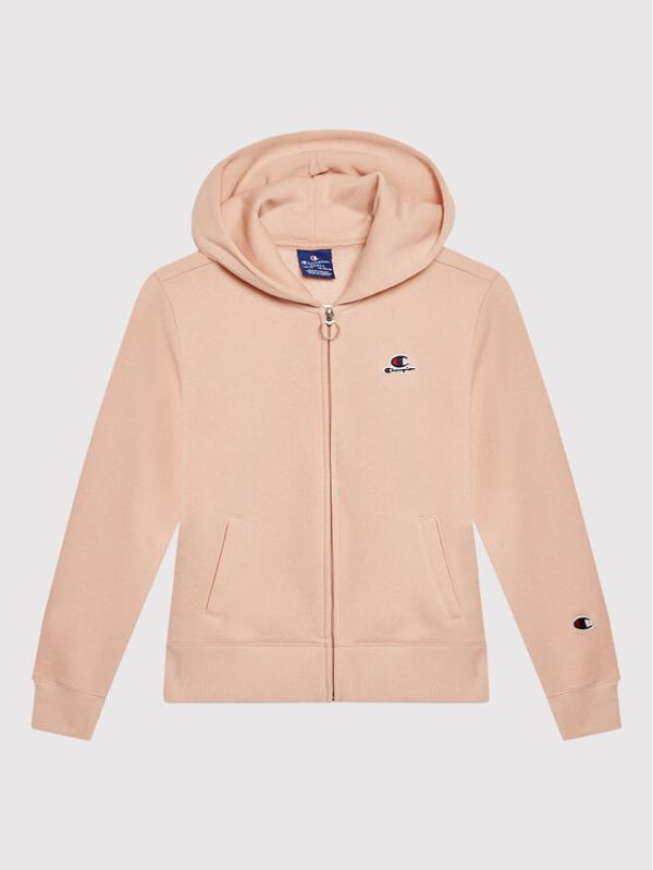 Champion Champion Суитшърт Script Logo Hood 404227 Розов Custom Fit