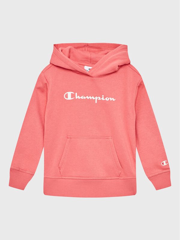 Champion Champion Суитшърт Script Logo Terry 404540 Розов Regular Fit