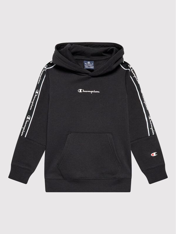 Champion Champion Суитшърт Tape Insert Light Fleece 306111 Черен Regular Fit