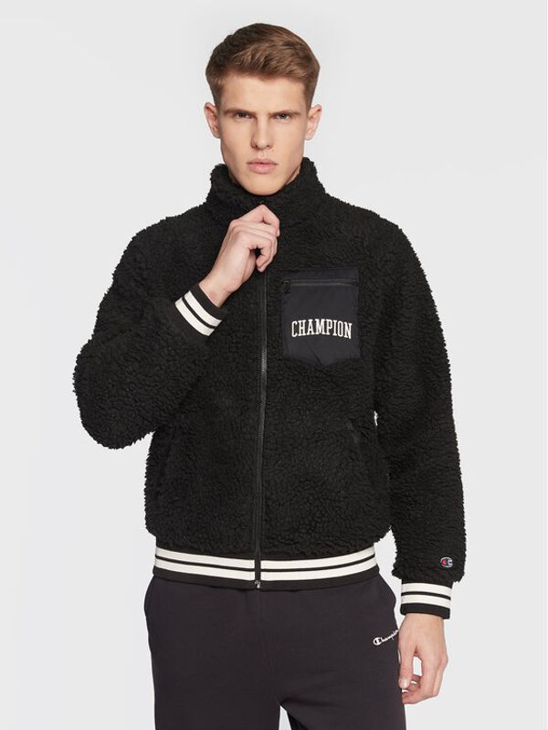 Champion Champion Суитшърт Teddy Fleece 218096 Черен Regular Fit