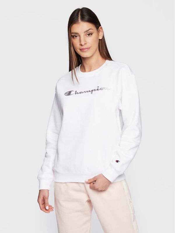 Champion Champion Суитшърт Tonal Emroidery 115478 Бял Regular Fit